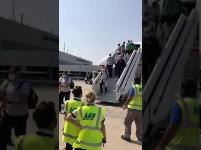 Υποδοχή στην αποστολή της Ομόνοιας