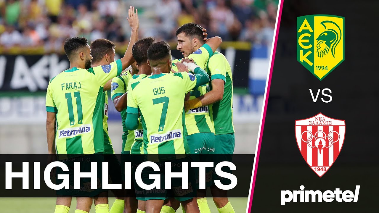 AEK - ΝΕΑ ΣΑΛΑΜΙΝΑ 1-0  Highlights  (11/09/2022)