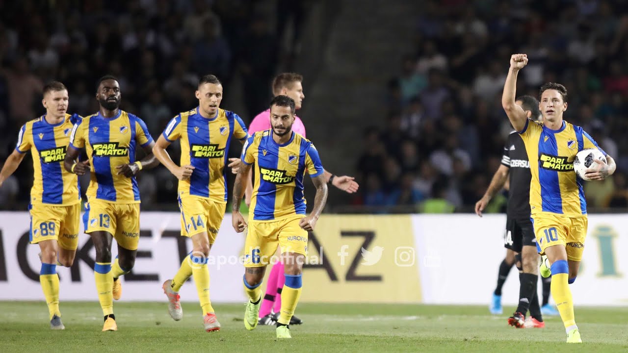 Παρακάμερα #QarabağFK 0-2 #APOELFC [agg. 2:3] (#UCL Q3-2leg)