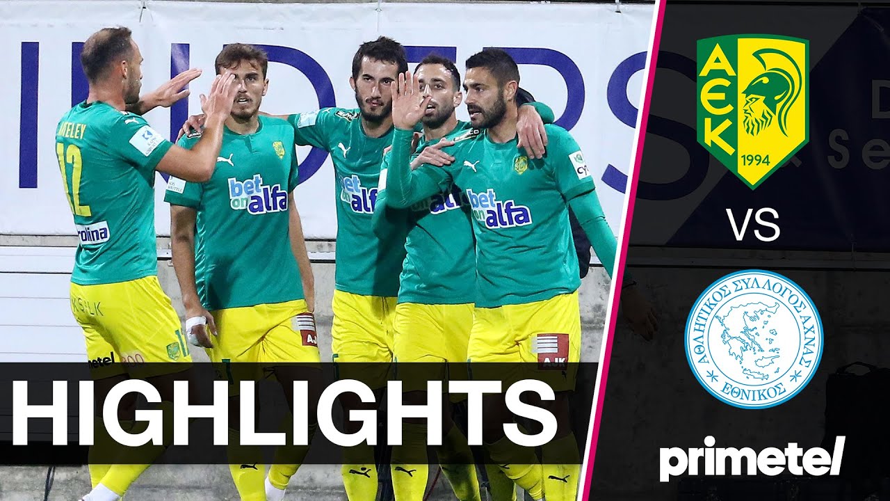 AEK - ΕΘΝΙΚΟΣ ΑΧΝΑΣ 3-1 Highlights (15/2/2021)