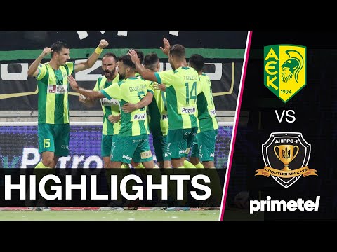 AEK - Dnipro 3-0  Highlights (25/08/2022)