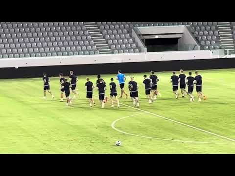 Προπόνηση Μπάτε στο νέο γήπεδο Λεμεσού