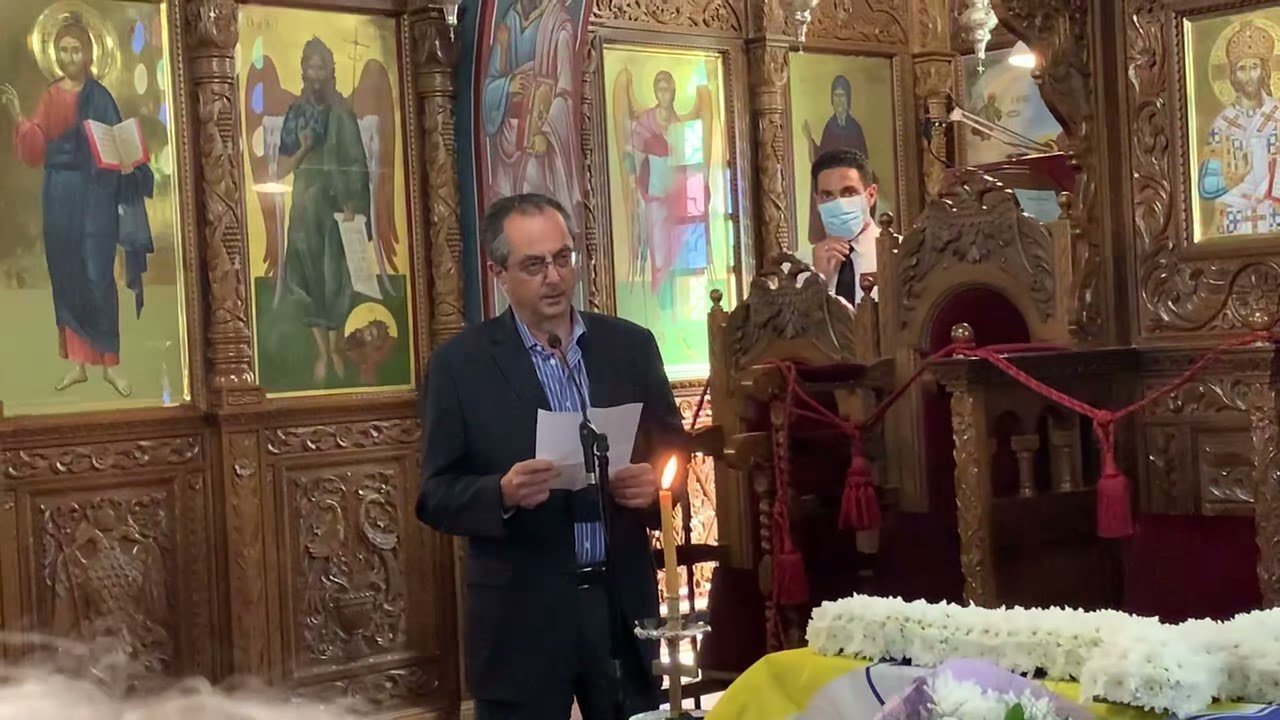Πάρις Σπανός ΑΠΟΕΛ στο μνημόσυνο του Γιαννάκη Τσαγγαρίδη