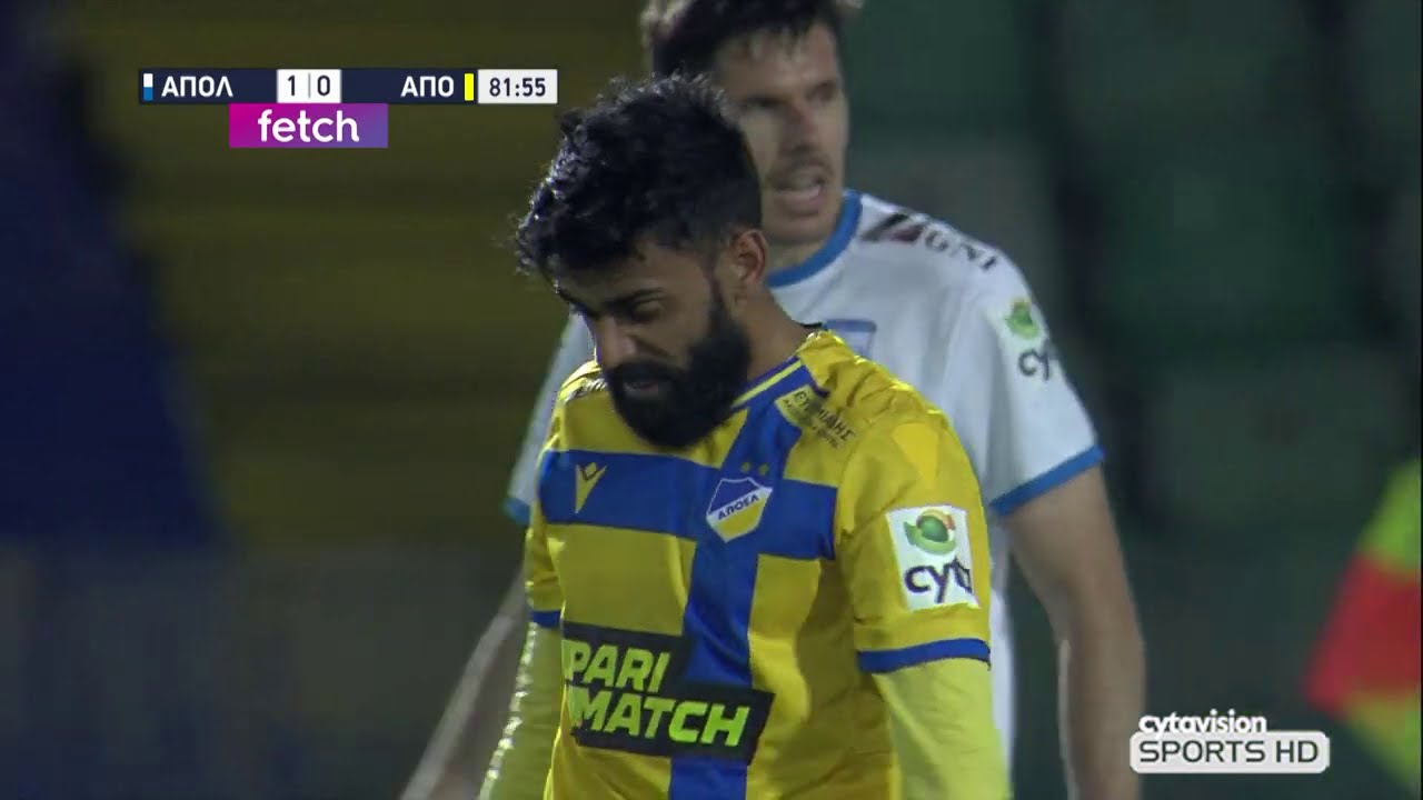 ΑΠΟΛΛΩΝ- ΑΠΟΕΛ (1-0) 22η αγωνιστική 30.01.2021