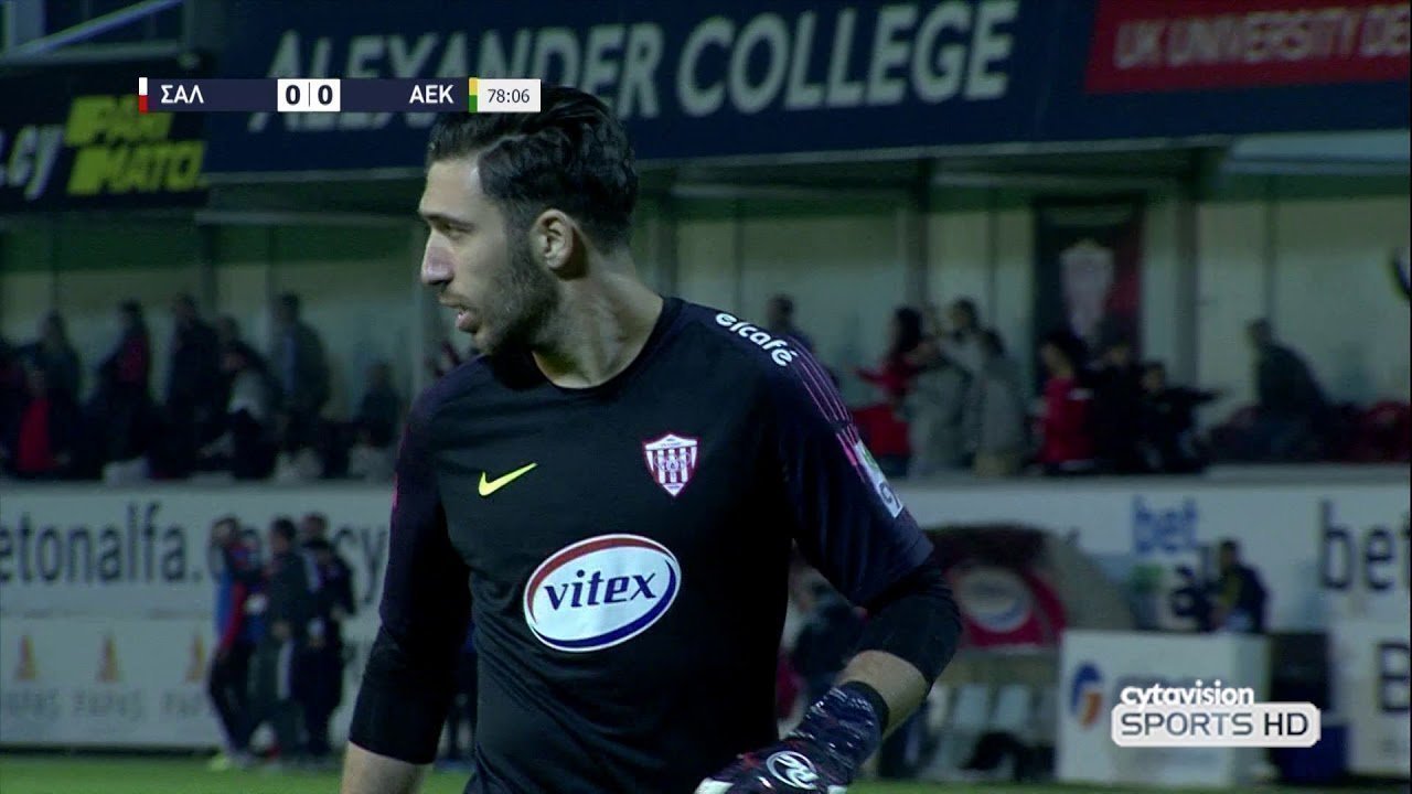 ΝΕΑ ΣΑΛΑΜΙΝΑ - ΑΕΚ 23/11/19 10η αγωνιστικη 1-0