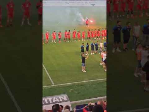 Η αποθέωση στον κόουτς Χριστοδούλου