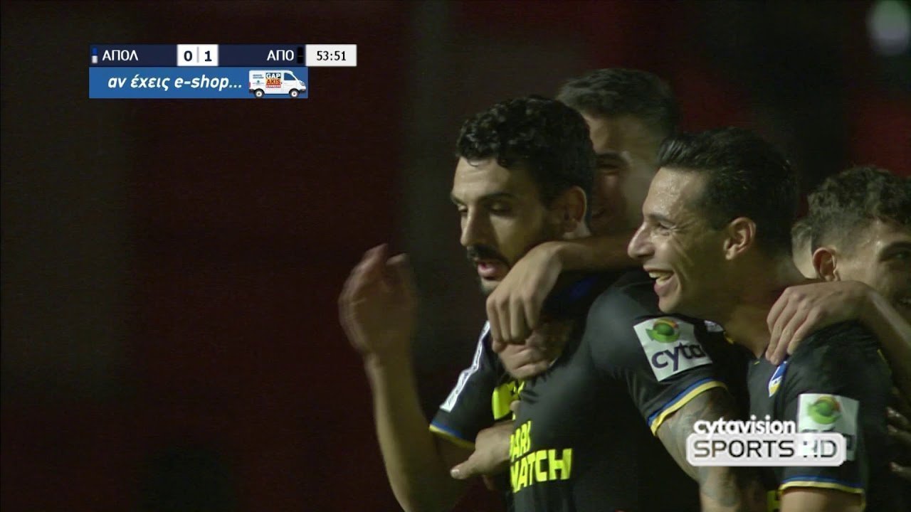ΑΠΟΛΛΩΝ - ΑΠΟΕΛ 10/11/2019 9η αγωνιστική 1-1