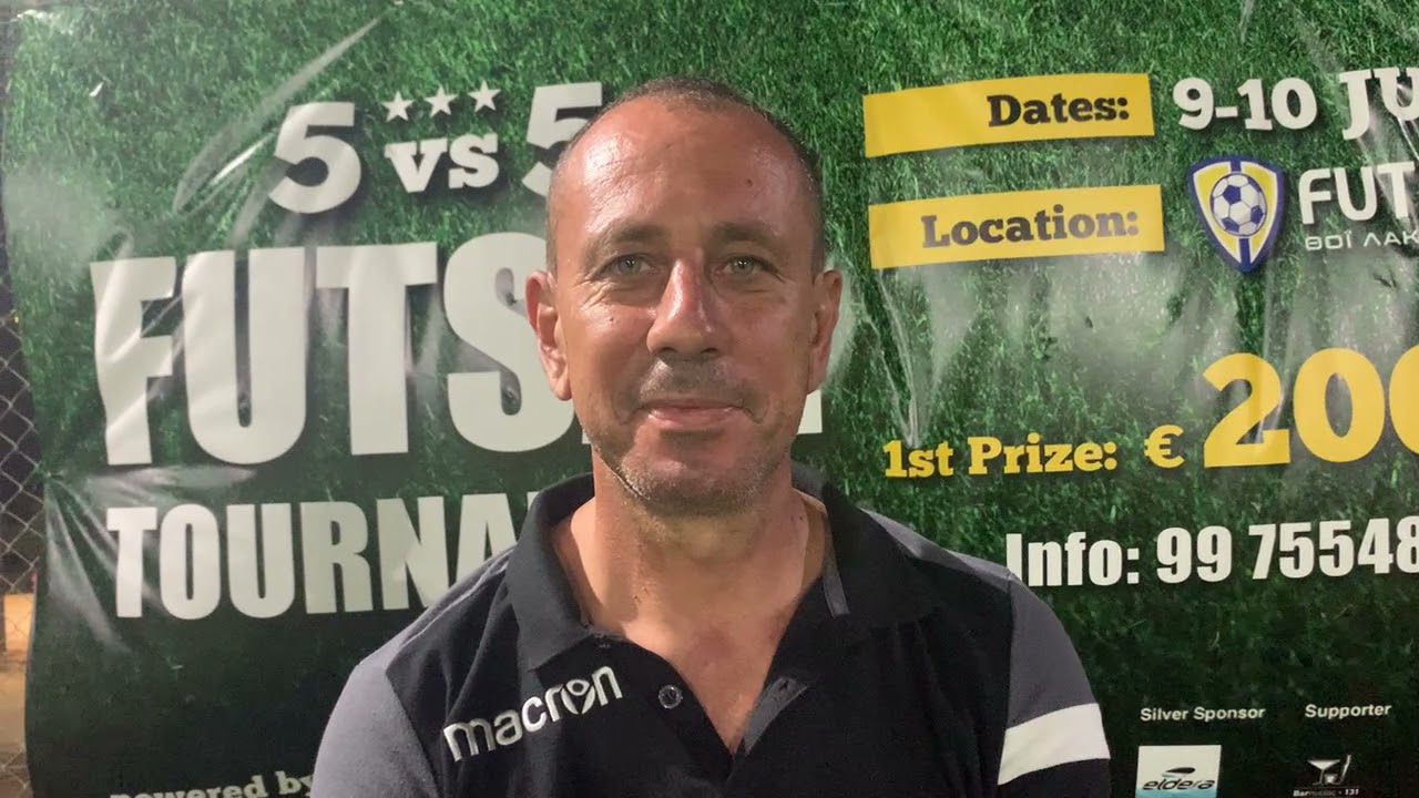 Μάριος Χριστοφή διαιτητής "5 vs 5 futsal tournament, Powered by Kerkida.net"