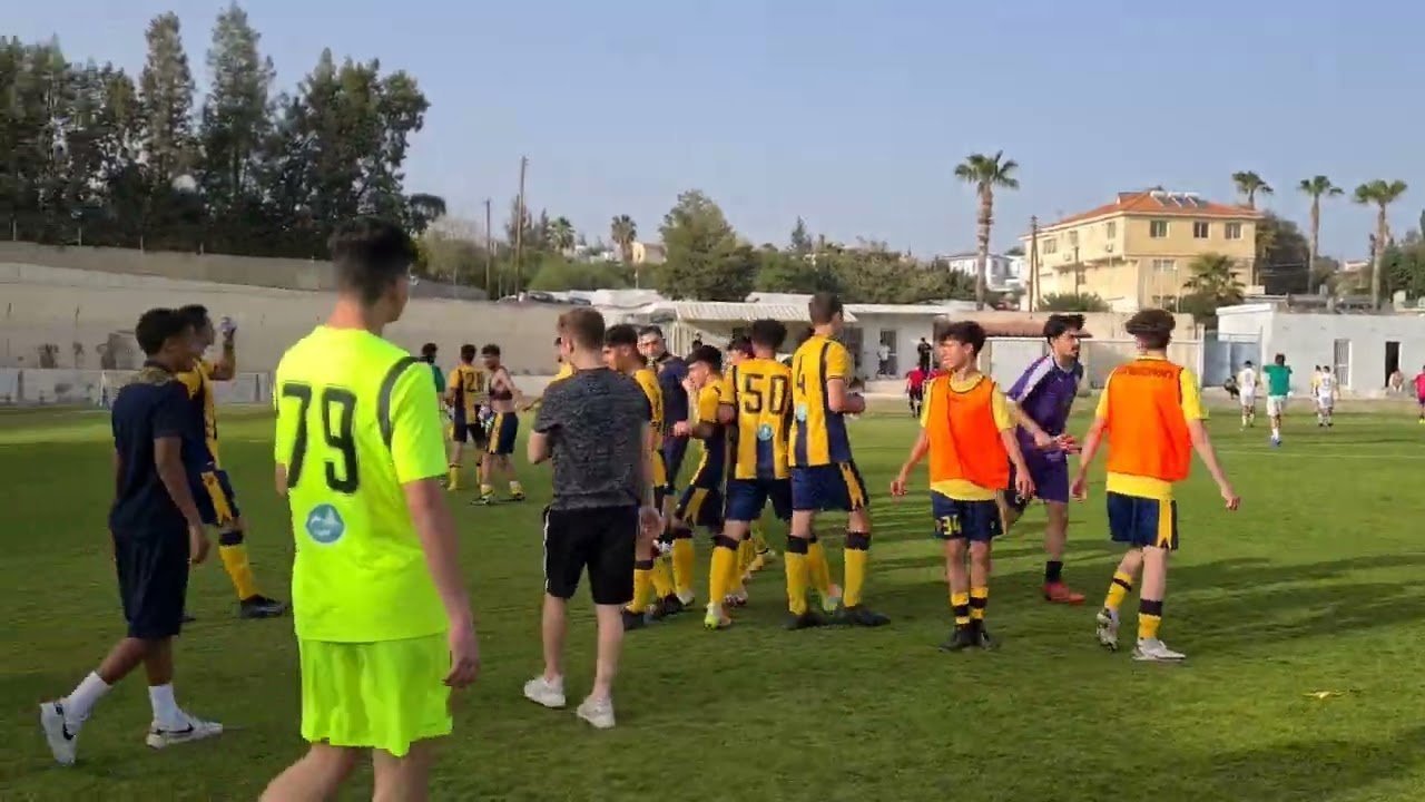 Πανηγυρισμοί ΑΕΛ Κ19
