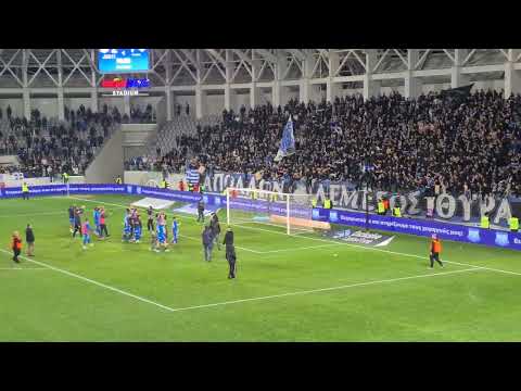 Οι πανηγυρισμοί και τα "όλε όλε" των νικητών