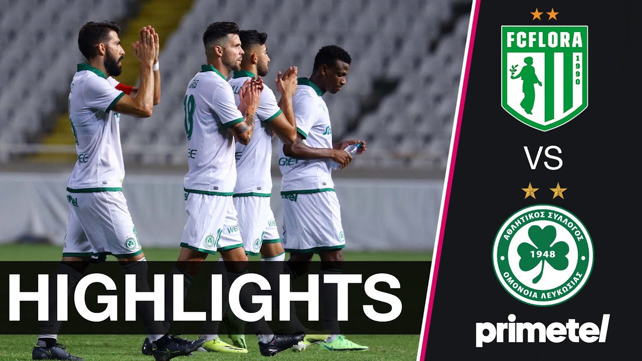 OMONOIA  - FLORA TALLINN 1-0 Highlights 05/08/2021